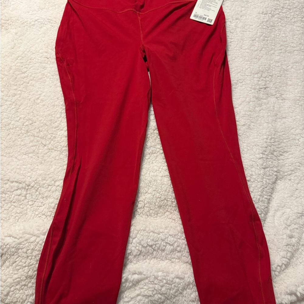 Lululemon Athletica Base Pace HR Tight in Bold Red